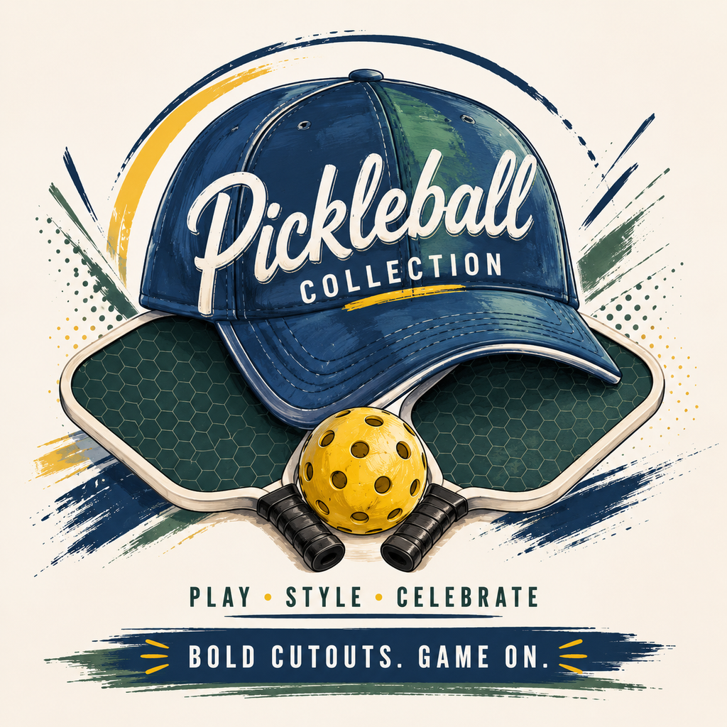 Premium Pickleball Theme Bubble Guard Sheet Cutouts CAP