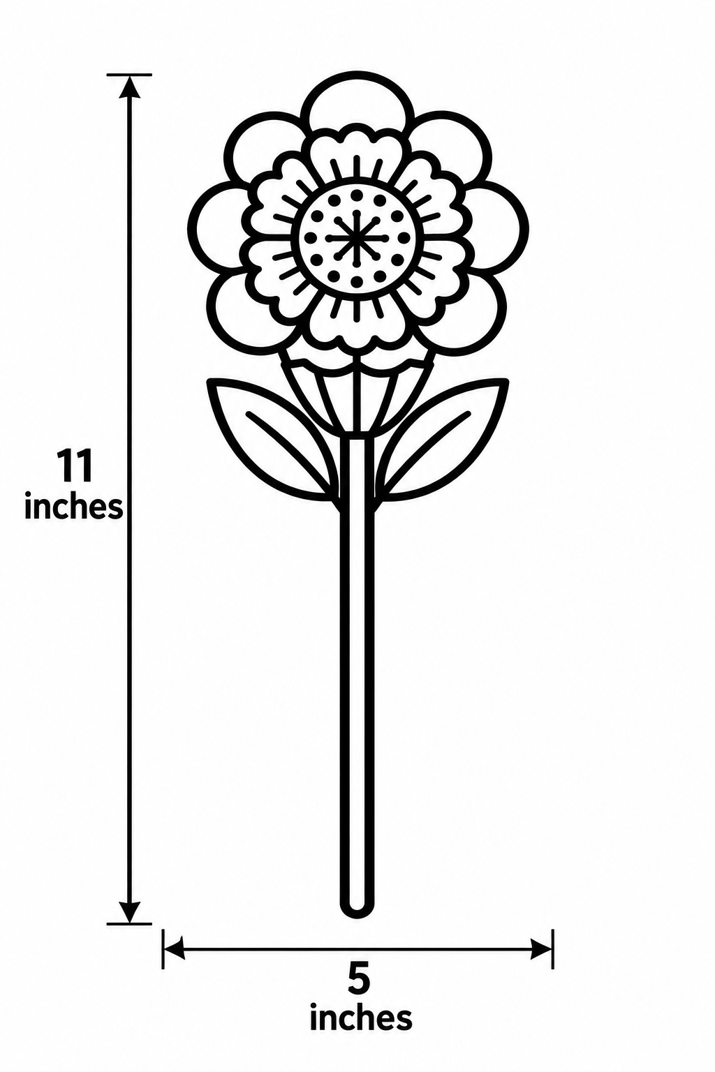 Flower Bubble Guard Sheet Cutout – Decorative Floral Die-Cut Shape for DIY Crafts, Scrapbooking, School Projects, Art & Creative Decorations