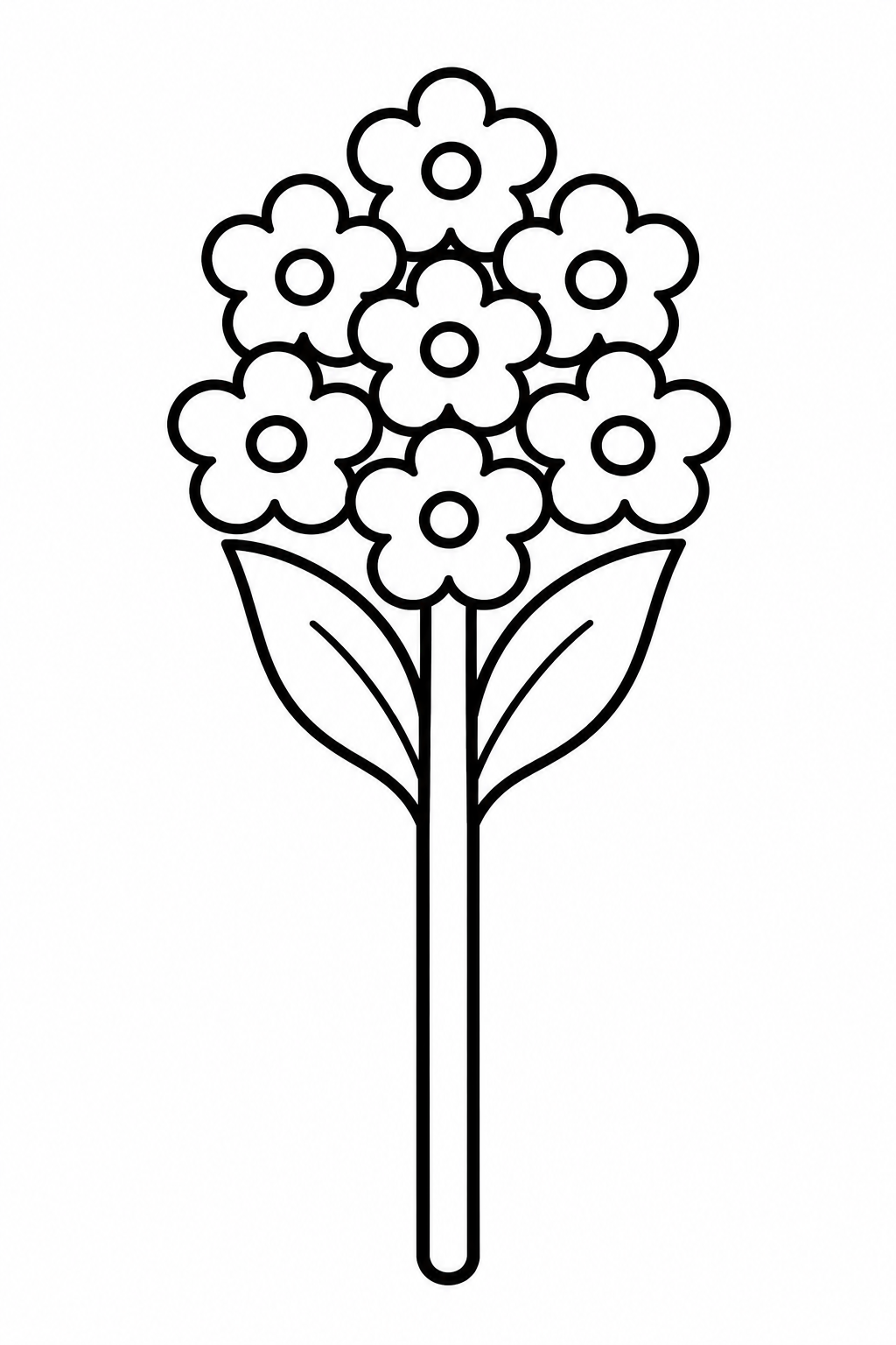 Monochrome floral cutouts / Flower Bubble Guard Sheet Cutout – Decorative Floral Die-Cut Shape for DIY Crafts, Scrapbooking, School Projects, Art & Creative Decorations