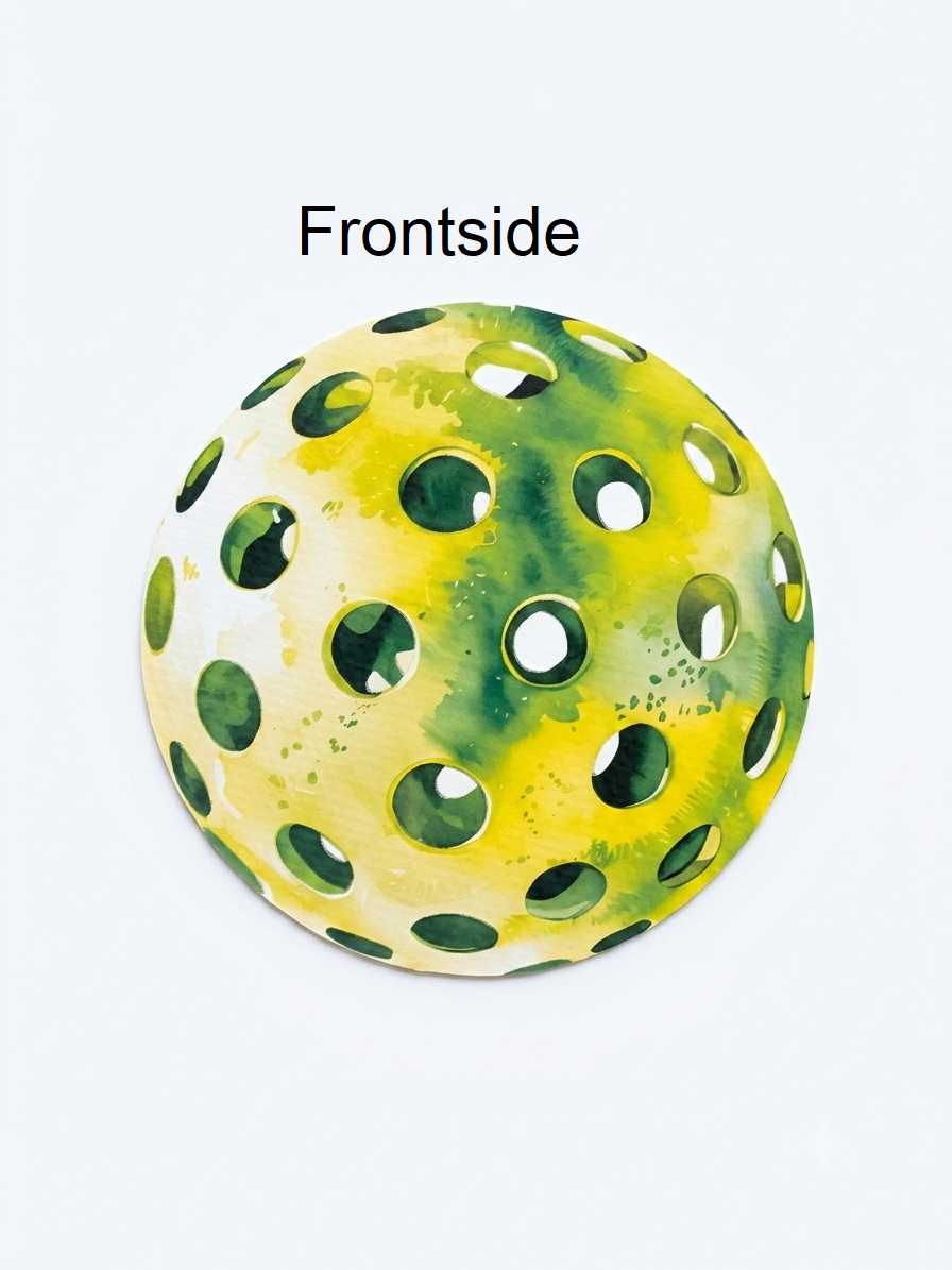 Premium Pickleball Theme  Ball Bubble Guard Sheet Cutouts /  Ball bubble Guard sheet cutout Signs & Party Decor