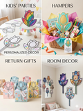 Lotus Bubble Guard Sheet Cutout – Decorative Floral Die-Cut Shape for DIY Crafts, Scrapbooking, School Projects, Art & Creative Decorations