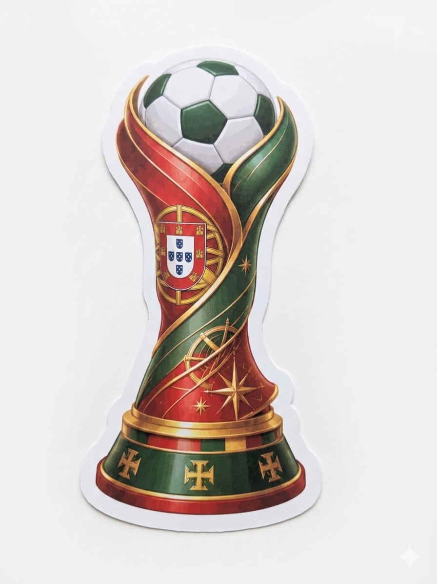 Portugal National Football Team Photo Booth Props – 10-Piece Handheld Fan Sign Set for Match Day & World Cup Parties/Football  celebration