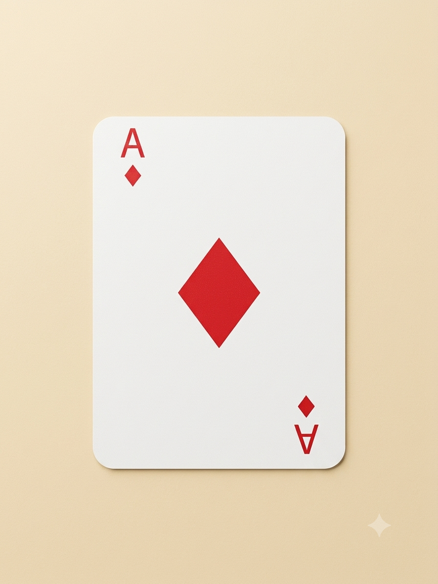 Playing Cards Theme Table Mat 13 x 18 Inch | Bubble Guard Sheet Placemat | Ace  Design | Dining Table, Tea Time & Home Decor Mat