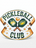 Pickleball Club Bubble Guard Sheet Cutout 12 x 11 Inch