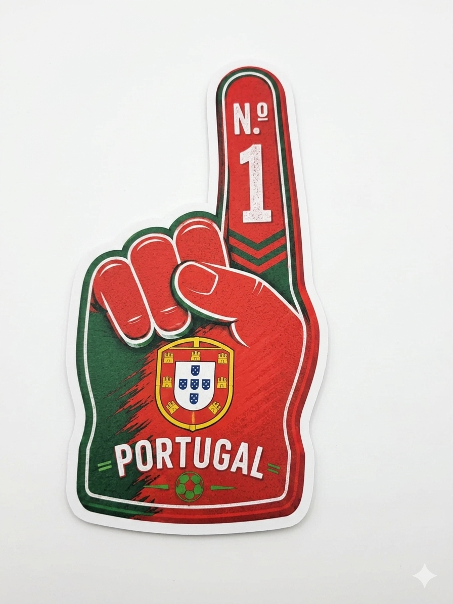 Portugal National Football Team Photo Booth Props – 10-Piece Handheld Fan Sign Set for Match Day & World Cup Parties/Football  celebration