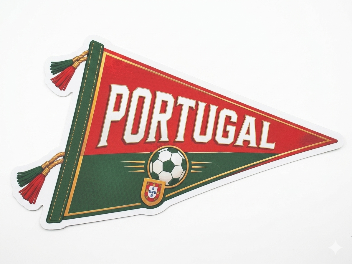 Portugal National Football Team Photo Booth Props – 10-Piece Handheld Fan Sign Set for Match Day & World Cup Parties/Football  celebration