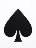 Coaster Bubble Guard Sheet Spade Shape Playing cards | 5 x 4 Inch Spade  Coaster Set | Decorative Table Coasters for Home, Parties & Game Nights