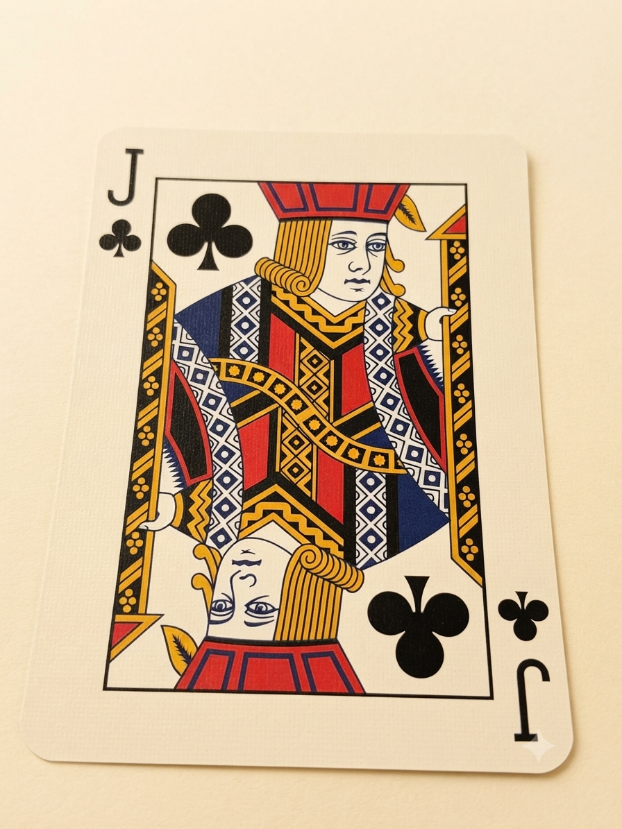 Playing Cards Theme Table Mat 13 x 18 Inch | Bubble Guard Sheet Placemat |  Jack Design | Dining Table, Tea Time & Home Decor Mat