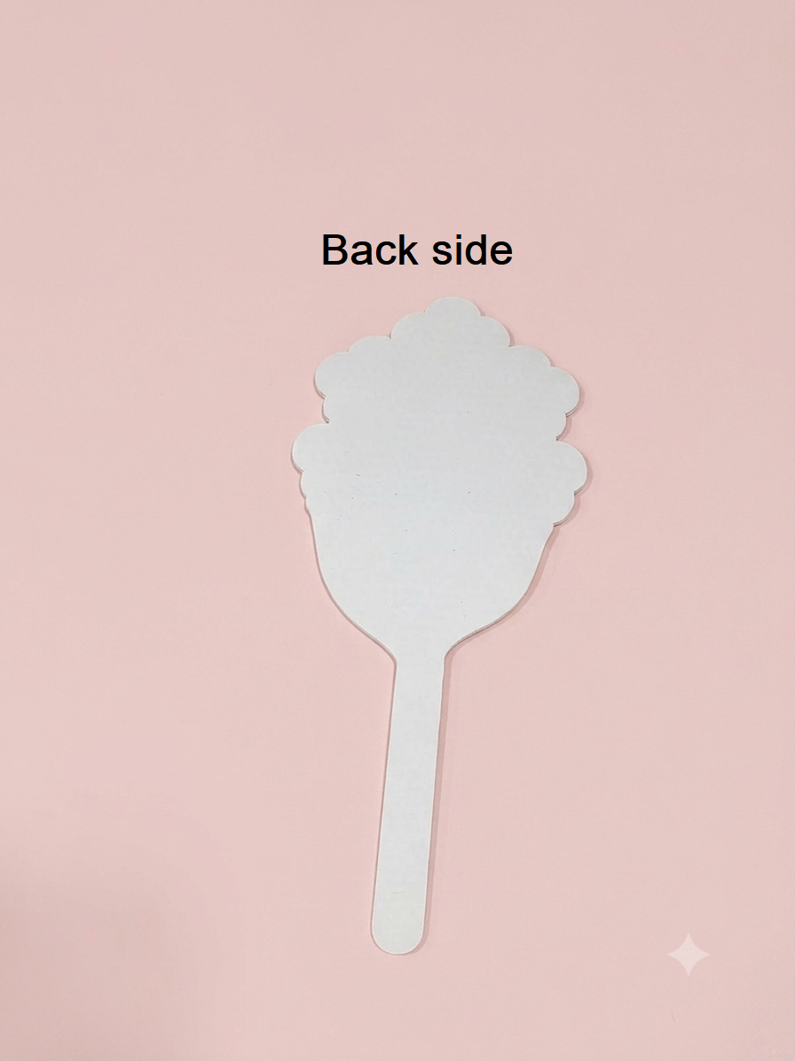 Monochrome floral cutouts / Flower Bubble Guard Sheet Cutout – Decorative Floral Die-Cut Shape for DIY Crafts, Scrapbooking, School Projects, Art & Creative Decorations