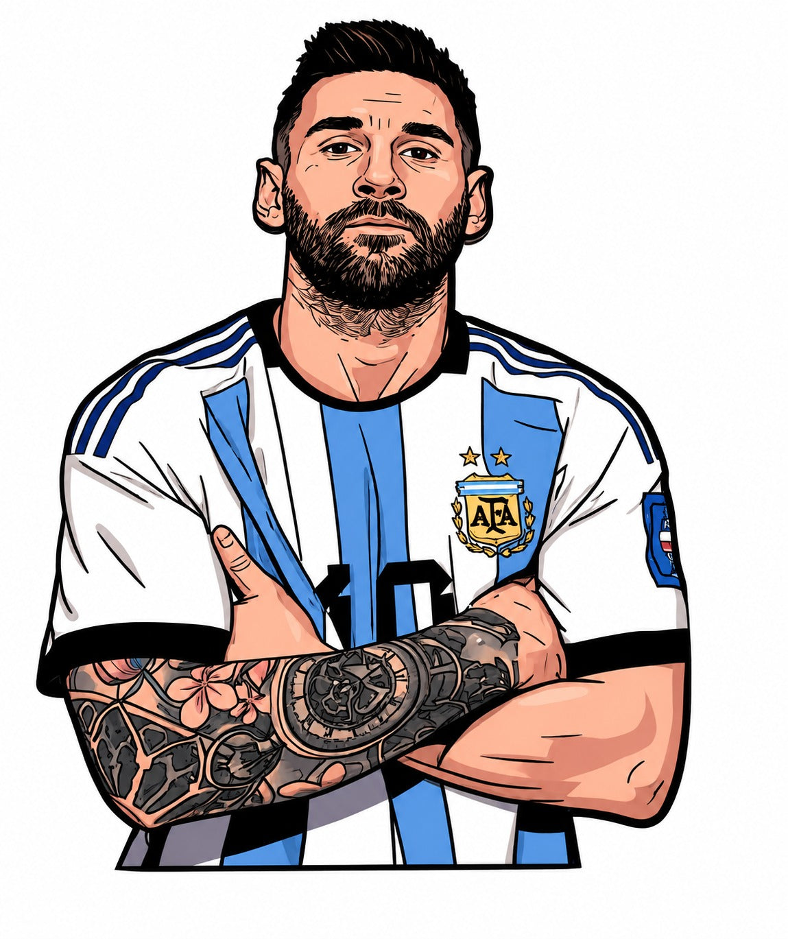 World Cup Argentina  Bubble Guard Sheet Cutout / Football World Cup Celebration & Jersey Wall Decor