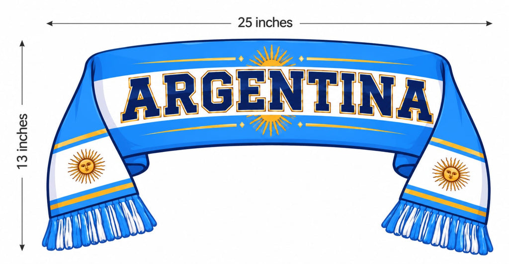 Premium Bubble Guard Sheet Cutouts Argentina Football Photo Booth Props - Premium Bubble Guard Sheet CutouTS for World Cup & Sports Fan Party Decorations