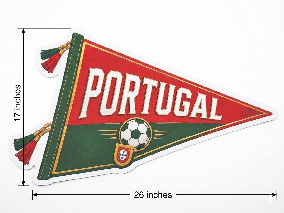Portugal National Football Team Photo Booth Props – 10-Piece Handheld Fan Sign Set for Match Day & World Cup Parties/Football  celebration