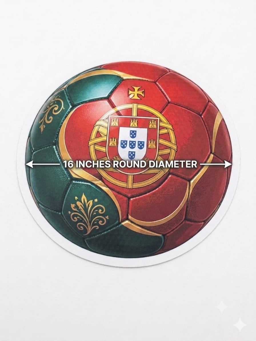 Portugal National Football Team Photo Booth Props – 10-Piece Handheld Fan Sign Set for Match Day & World Cup Parties/Football  celebration