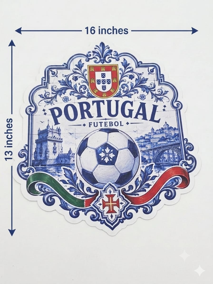 Portugal National Football Team Photo Booth Props – 10-Piece Handheld Fan Sign Set for Match Day & World Cup Parties/Football  celebration