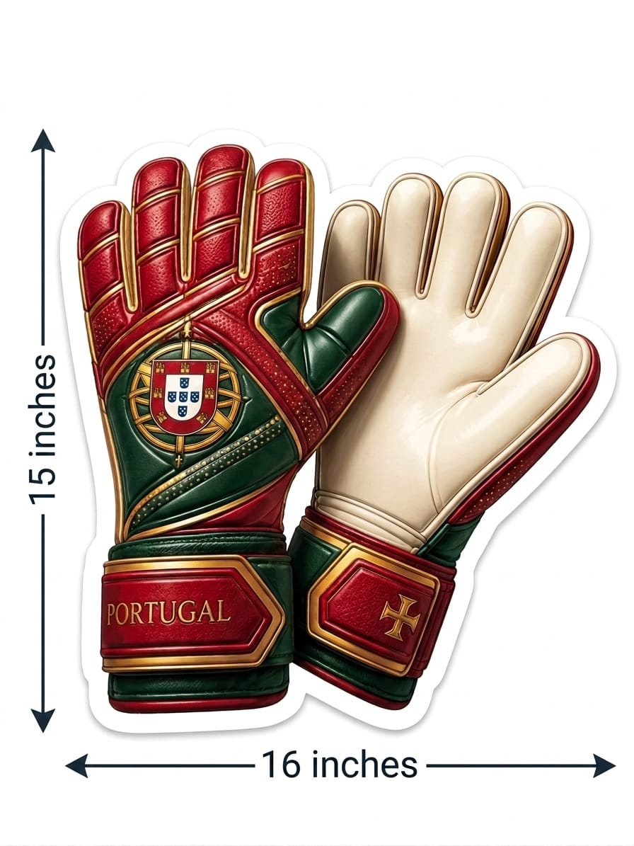 Portugal National Football Team Photo Booth Props – 10-Piece Handheld Fan Sign Set for Match Day & World Cup Parties/Football  celebration