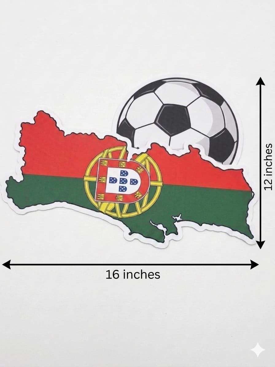 Portugal National Football Team Photo Booth Props – 10-Piece Handheld Fan Sign Set for Match Day & World Cup Parties/Football  celebration