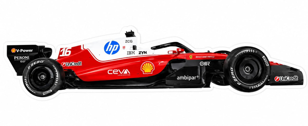 Racing Driver, Helmet, Car & LEC Charles Leclerc Ferrari F1 Bubble Guard Sheet Cutout  – Racing Driver, Helmet, Car & LEC Logo Wall Decor