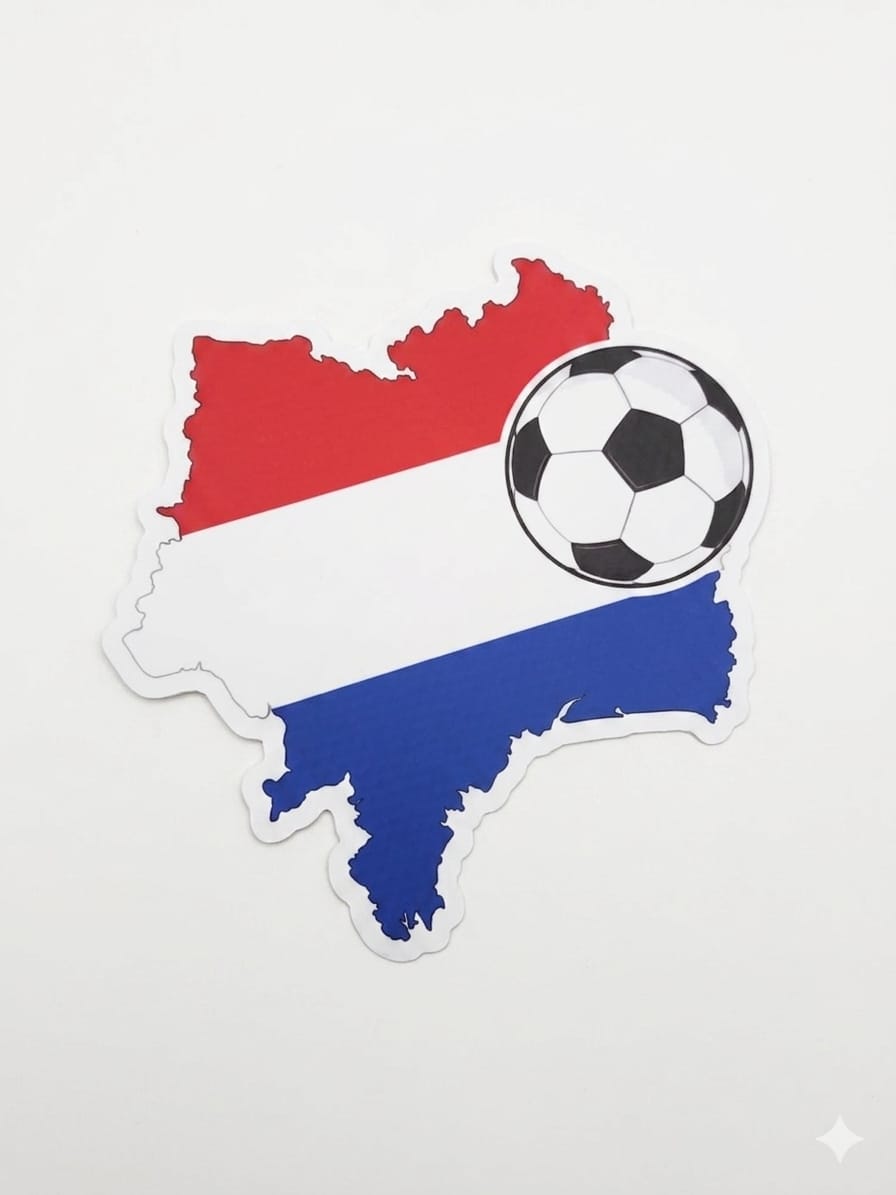 France National Football Team Party Photo Booth Props -  France Soccer Theme Cutouts with Wooden Sticks for World Sports Celebrations/France Football Photo Booth Props - Bubble Guard Sheet Cutout  World Cup, Euro & Sports Party Decorations
