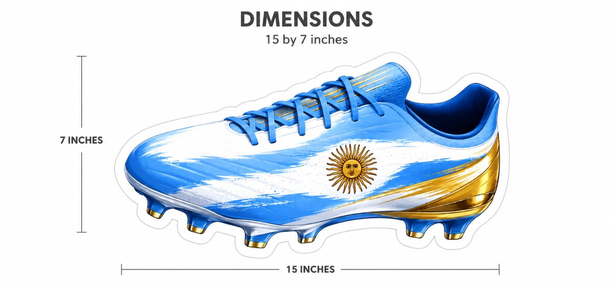 Premium Bubble Guard Sheet Cutouts Argentina Football Photo Booth Props - Premium Bubble Guard Sheet CutouTS for World Cup & Sports Fan Party Decorations