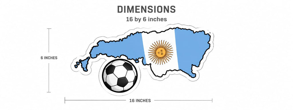 Premium Bubble Guard Sheet Cutouts Argentina Football Photo Booth Props - Premium Bubble Guard Sheet CutouTS for World Cup & Sports Fan Party Decorations