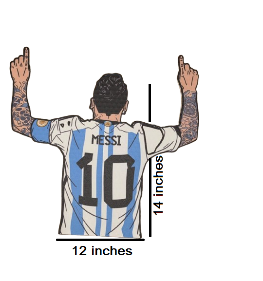 World Cup Argentina  Bubble Guard Sheet Cutout / Football World Cup Celebration & Jersey Wall Decor